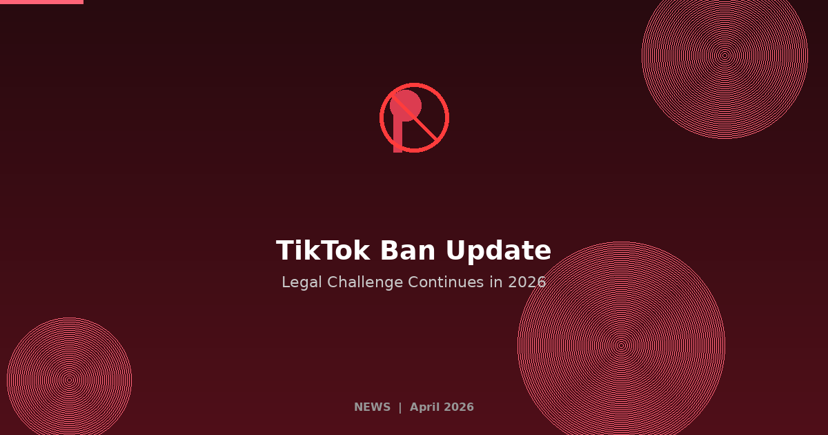 Protest signs and digital displays showing public sentiment around the TikTok ban debate